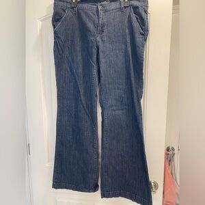Old navy flirt flare leg jeans size 16 long